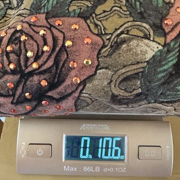 Y2K Avirex Black Skull Rose Rhinestone T-Shirt XXL Biker Grunge Indie Sleaze - Picture 7 of 7